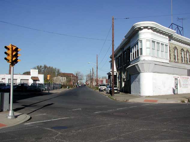 Looking Northeast along Newton Avenue from South 4th Street & Kaighn Avenue, September 2003