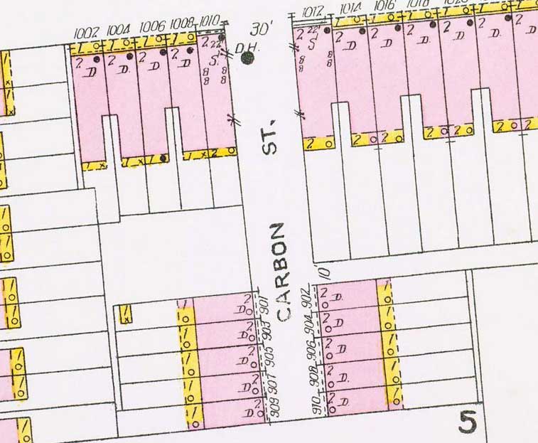 Carbon Street, 1906