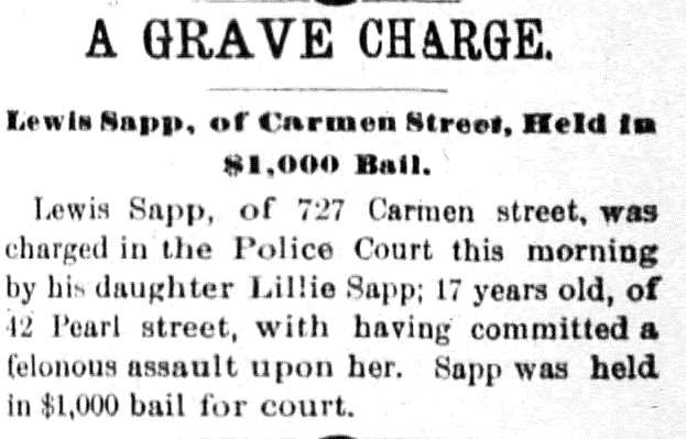 A Grave Charge. - Camden Daily Telegram, November 2, 1893