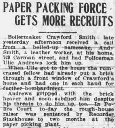 Paper Packing Force Gets More Recruits - Camden Post-Telegram, November 30, 1910