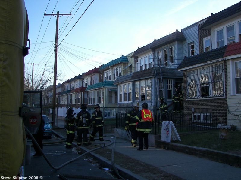 Fire at 3064 Carman Street, January 4, 2008