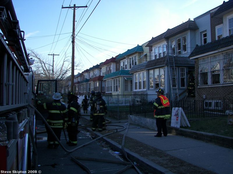 Fire at 3064 Carman Street, January 4, 2008
