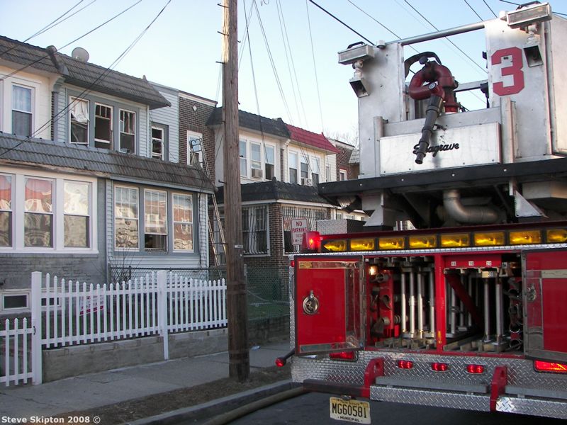 Fire at 3064 Carman Street, January 4, 2008