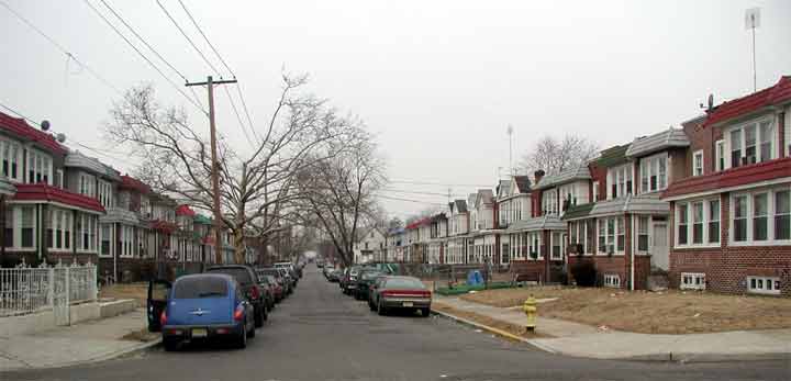 Carman Street looking west from South 31st Street