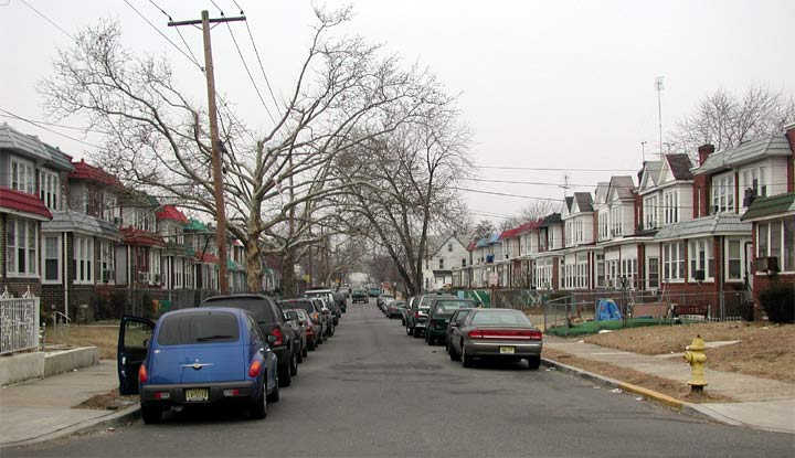 Carman Street looking west from South 31st Street