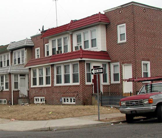 Northwest corner of South 31st Street and Carman Street, showing 3083, 3085, 3087 Carman Street, February 19, 2004