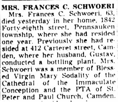 Gustav Schwoeri Jr., 412 Carteret Street