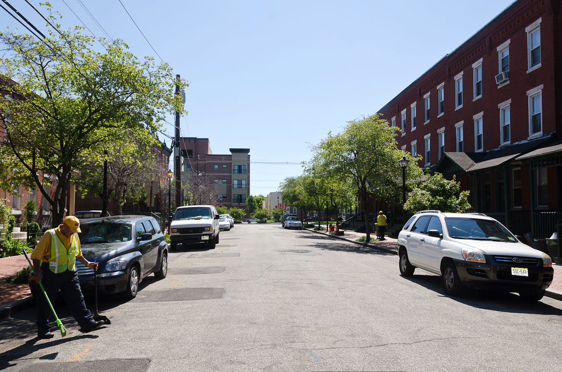 Looking East on Berkley Street from Chambers Avenue, June 15, 2012
