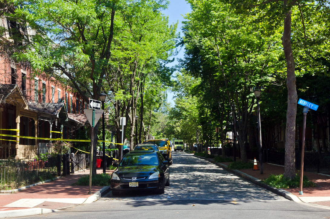 Looking North on Chambers Avenue from Berkley Street, June 15, 2012