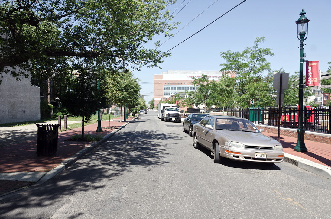 Looking West on Washington Street from Chambers Avenue, June 15, 2012