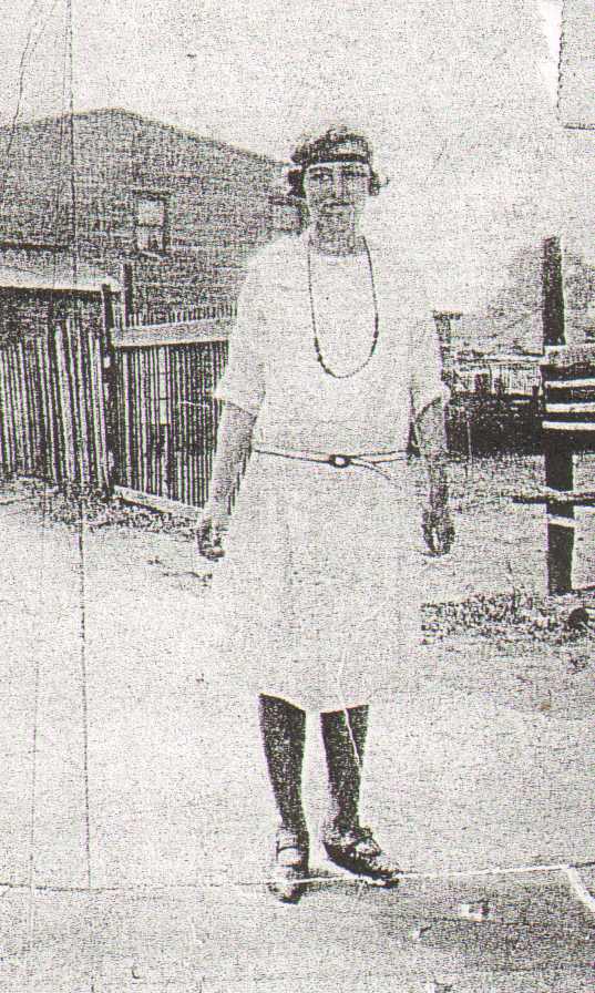 Bernice Brass at 1865 Charles Street, late 1920s