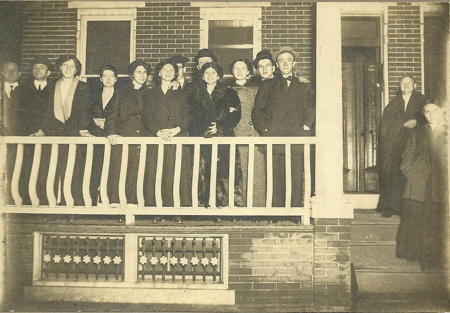 Max Beyer family, 1181 Chase Street, c. 1920