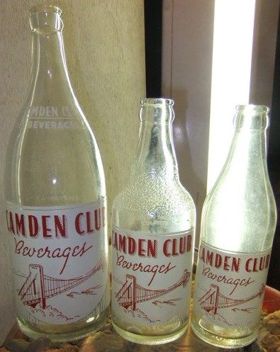 Thirteenth Ward Bottling Works bottles and crowns, Camden NJ