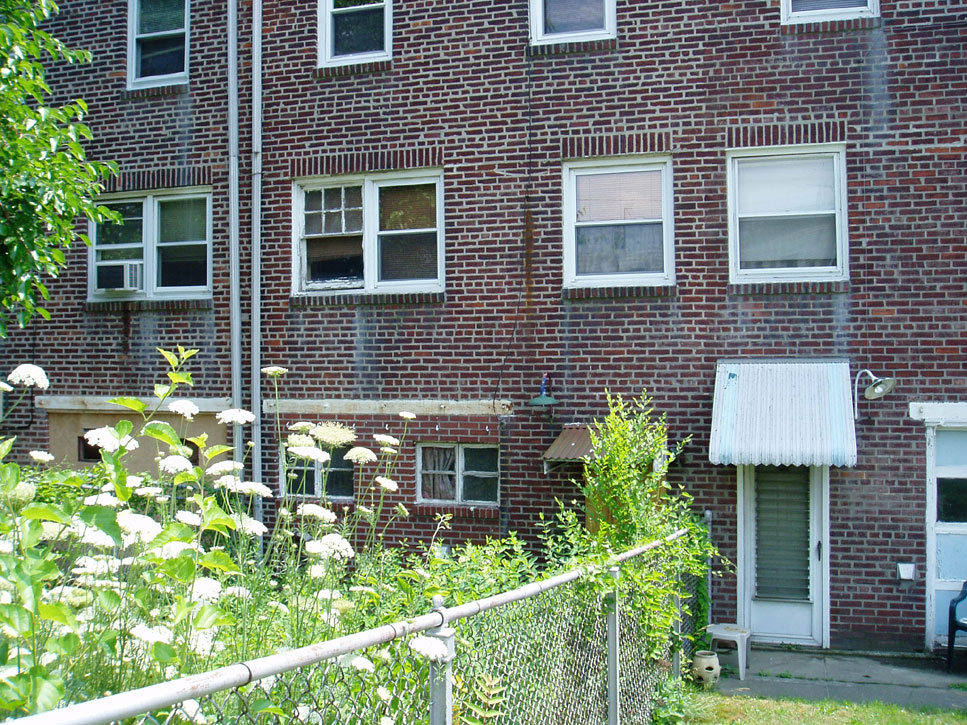 Rear of 1349 Chase Street, June 2005