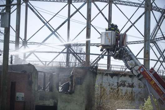 April 6, 2010 — Fire scene at 286 Cherry Street