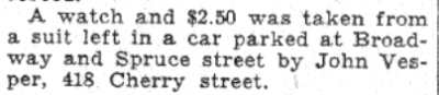 Camden Courier-Post, June 6, 1932 — John Vesper, 418 Cherry Street