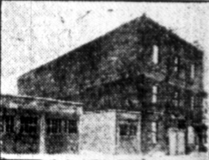 619-621 Cherry Street — Camden Van Company storage, 1906; garages in foreground built after 1906. January 7, 1928.