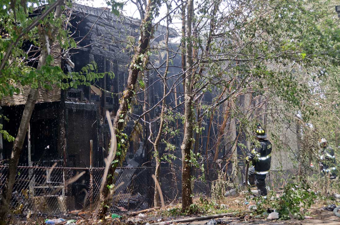 626 Cherry Street — Destroyed by fire, June 2012. 2010 occupied; 2011 vacant.