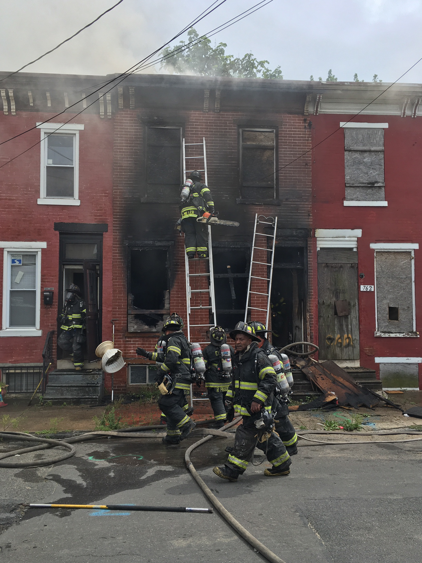 764 Cherry Street, damaged July 3, 2016. Photo by Josh Berry.