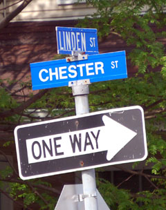 Chester Street at Linden Street