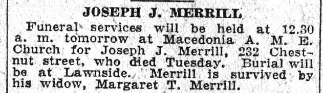 Camden Courier-Post, June 17, 1932 — 232 Chestnut Street, Joseph J. Merrill