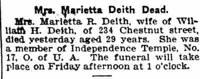 Camden Courier-Post, September 14, 1904 — 234 Chestnut Street, William H. Deith