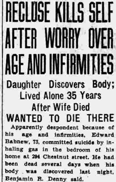 Camden Courier-Post, December 21, 1932 — 294 Chestnut Street, Edward Babnew