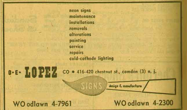 416–420 Chestnut Street — G.E. Lopez Co., 1955
