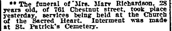 761 Chestnut Street — Jamees J. Richardson family, 1912