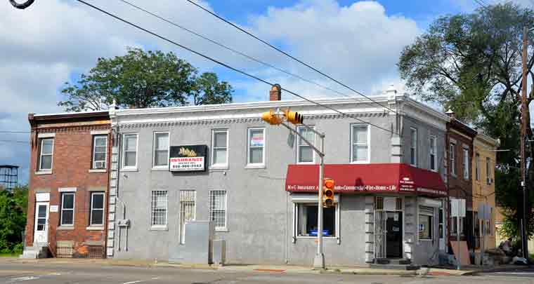 Southwest corner of Chestnut Street and Mt. Ephraim Avenue — August 16, 2011
