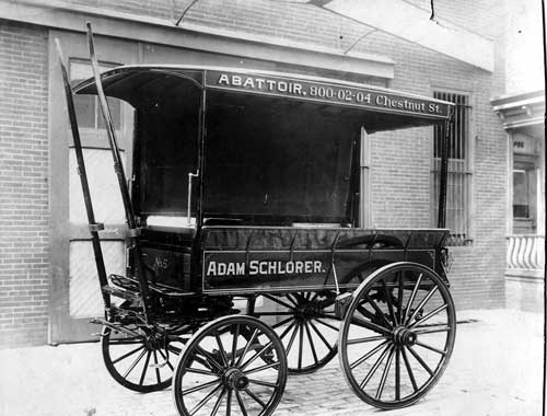 800–804 Chestnut Street — Adam Schlorer Abbatoir, 1888–1950s