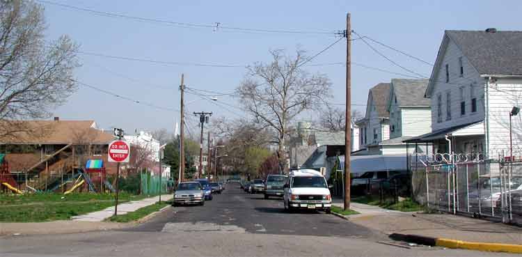 Looking North on Church Street from Federal Street, April 18, 2004