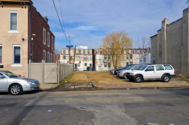 Looking North on Roberts Street from Clinton Street, February 14, 2012