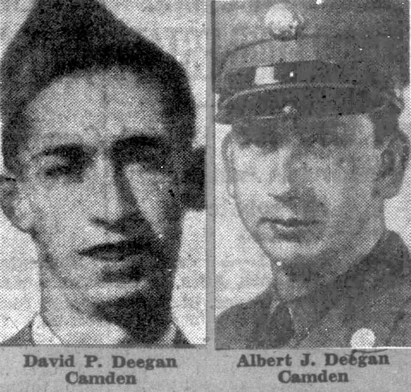 2837 Clinton Street, 1935-1950 Robert J. Deegan & Family, Camden Courier-Post, December 1, 1942