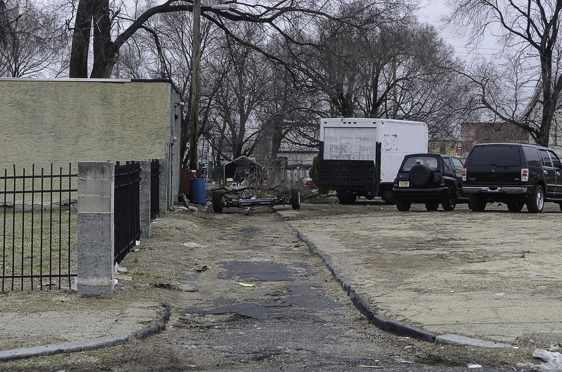 Looking north on Coates Avenue from Walnut Street, March 19, 2014
