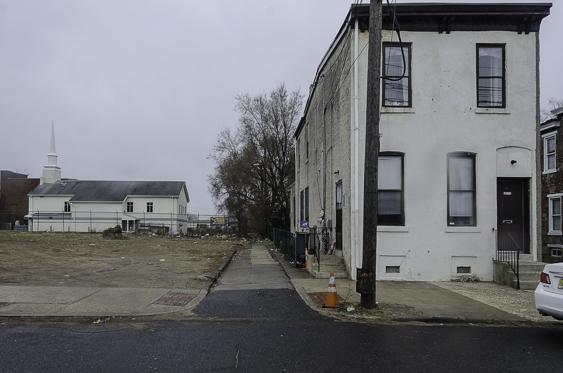 Looking South on Coates Alley from Spruce Street, March 19, 2014