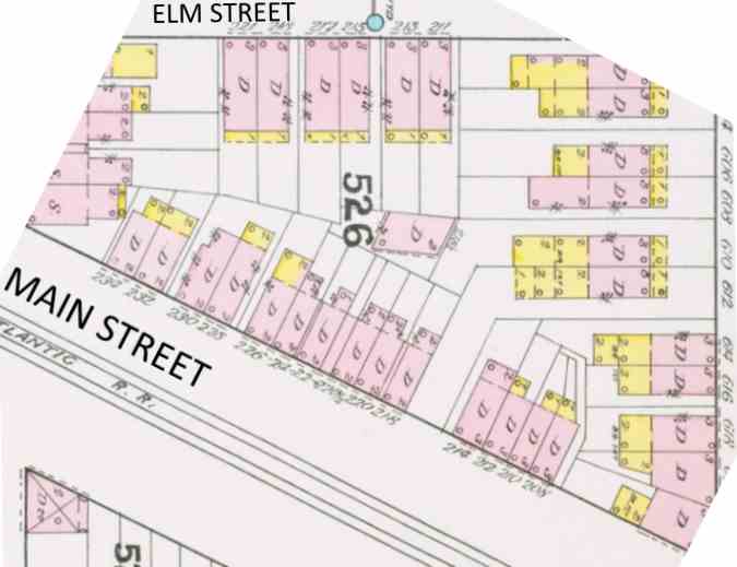 Colburn Court — 1891 Sanborn Fire Insurance Map
