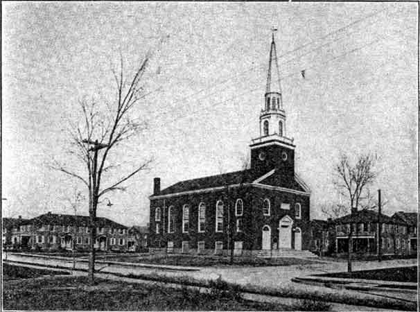 Fairview Baptist Church at the northeast corner of Sumter Road and North Common Road