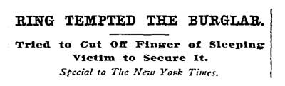 1028 Cooper Street — Louis DeLisle & Family, New York Times January 2, 1904