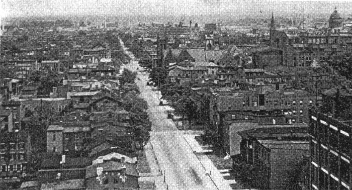 Cooper Street looking east from North 3rd Street, 1925