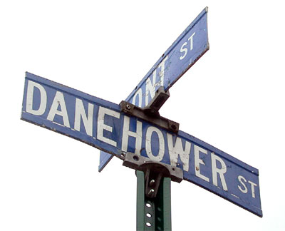 Intersection of North Front Street and Danenhower Street, April 1, 2004