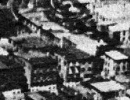 1926 map showing the block of North 3rd, Elm, Front, and Main Streets, with the entrance to Danenhower Street
