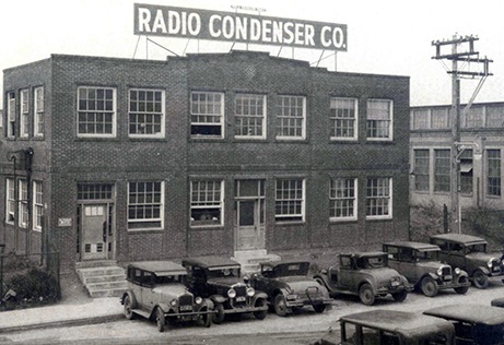 Radio Condenser Company building, Thorn Street and Copewood Street, 1920s