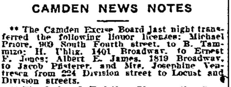 224 Division Street, Philadelphia Inquirer, September 2, 1909