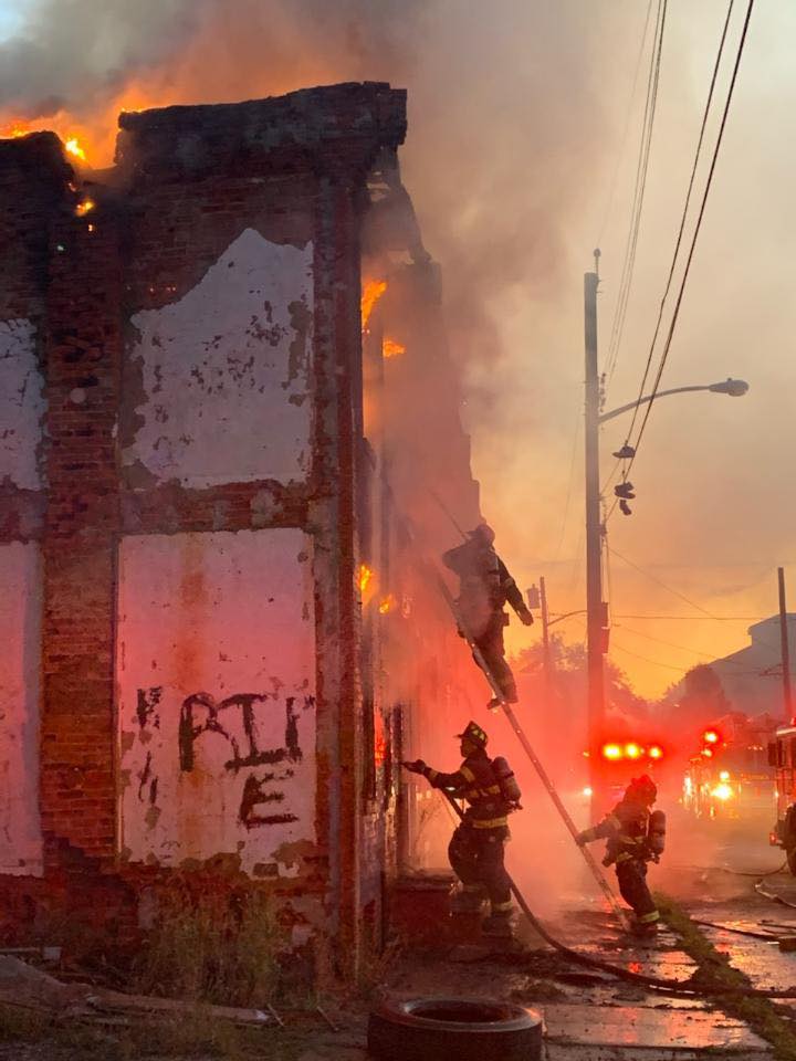 572 Division Street — Destroyed by fire October 21, 2019