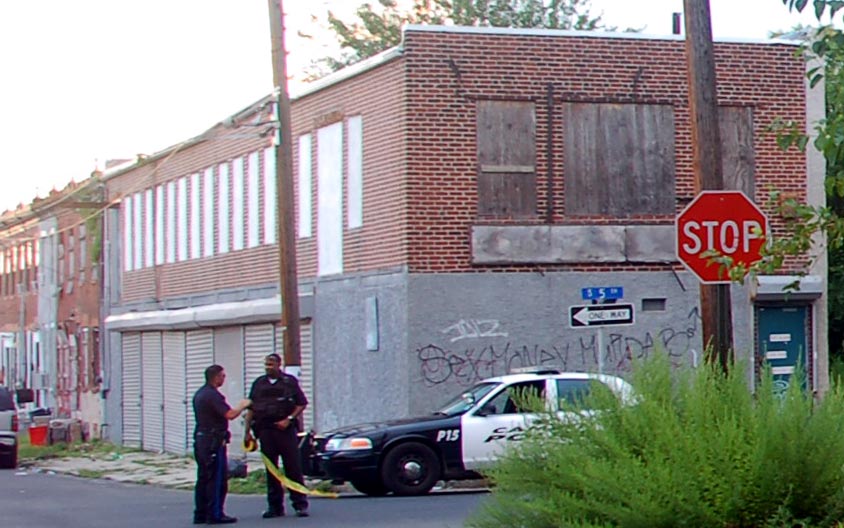 Northwest Corner of South 5th & Division Streets, July 31, 2011