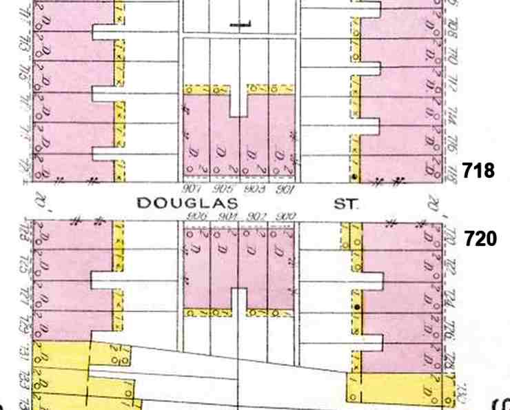 1906 Sanborn Map of Camden — Douglass Street, continued