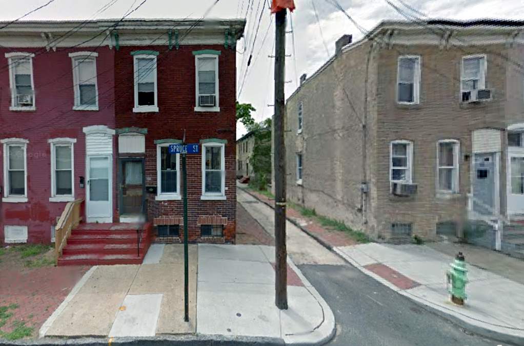 Intersection of Spruce Street and Douglass Street, 2012