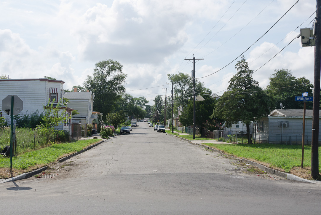 Looking east on Dupont Street from Harrison Avenue, July 30, 2012