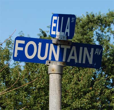 Ella Street from Fountain Avenue, 2006